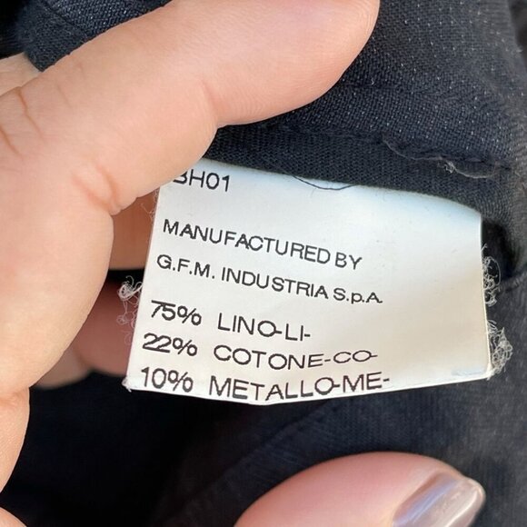 HACHE linen blend cropped jacket 42 - Picture 5 of 7